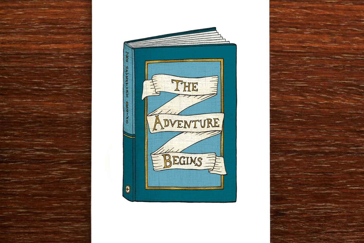 The Adventure Begins - Greeting Card