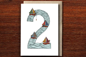 Number Two - 2nd Birthday Card