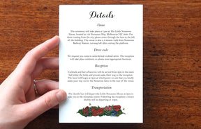 Native Wreath - Wedding Invitation Complete Set