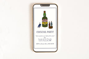 Whisky Cocktail Party - Digital Invitation