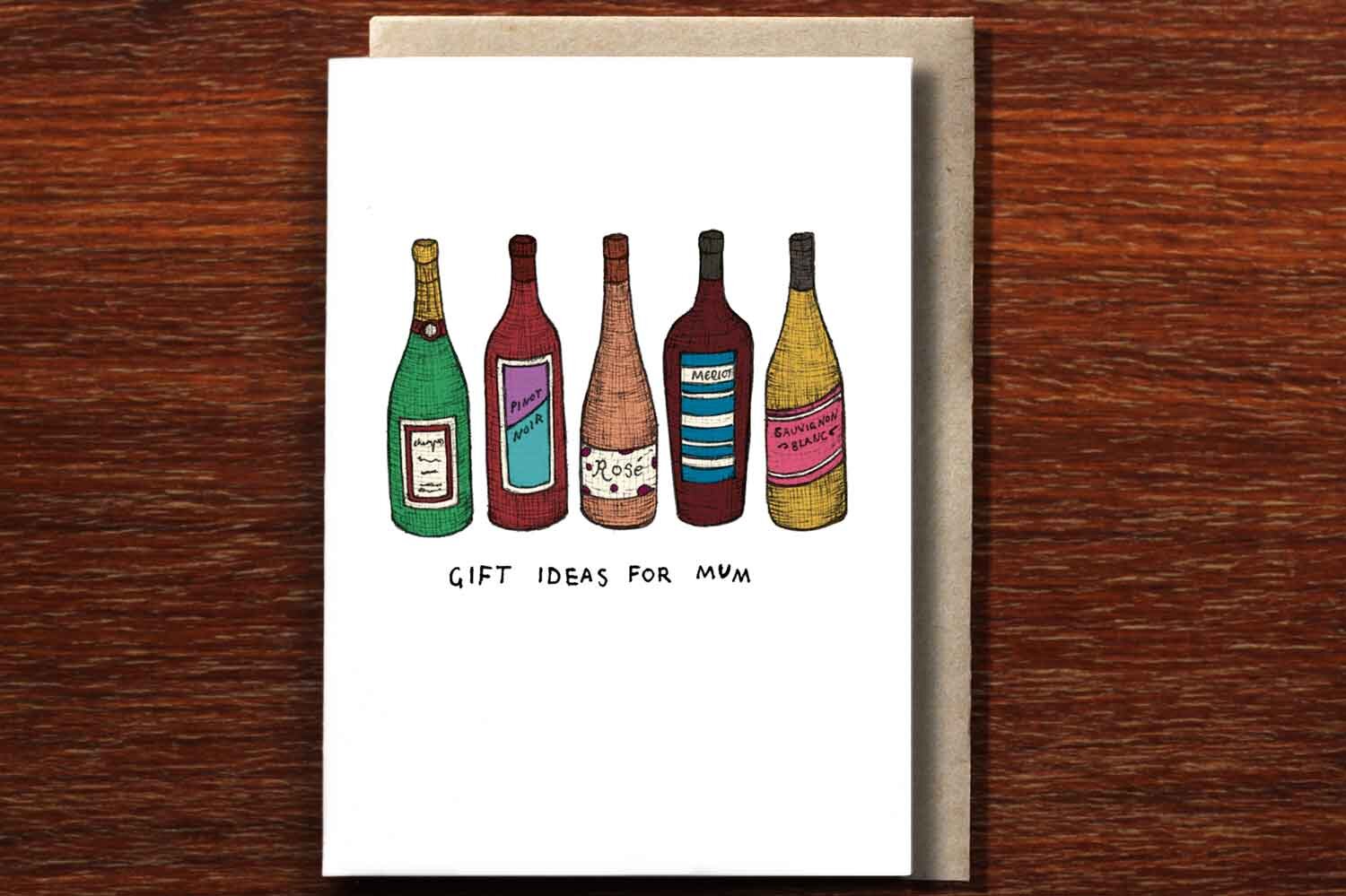 Mum Wine - Mother's Day Card