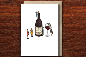 Wine Time - Greeting Card