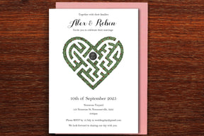 You Are Here - Wedding Invitation