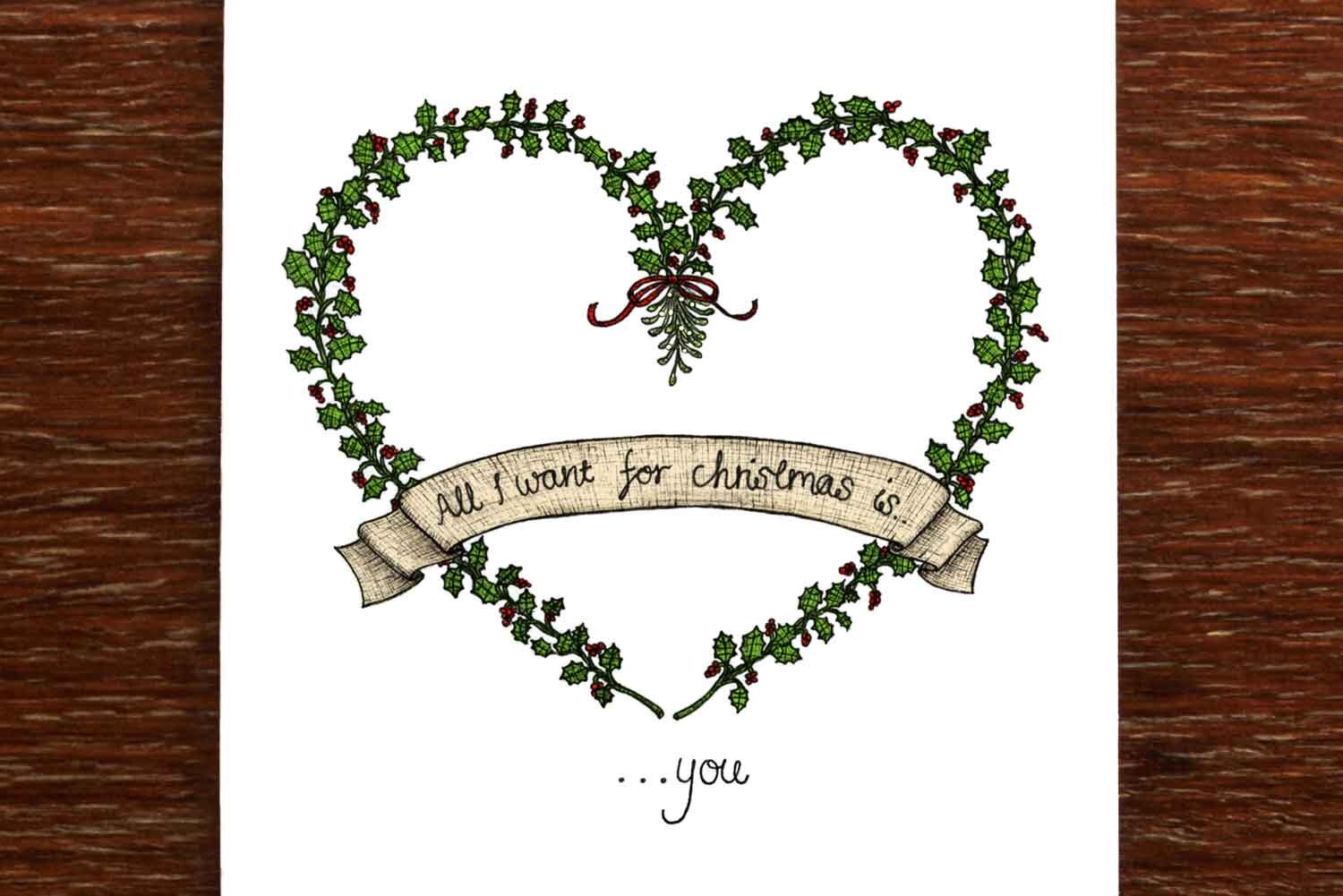 All I Want for Christmas is You - Christmas Card