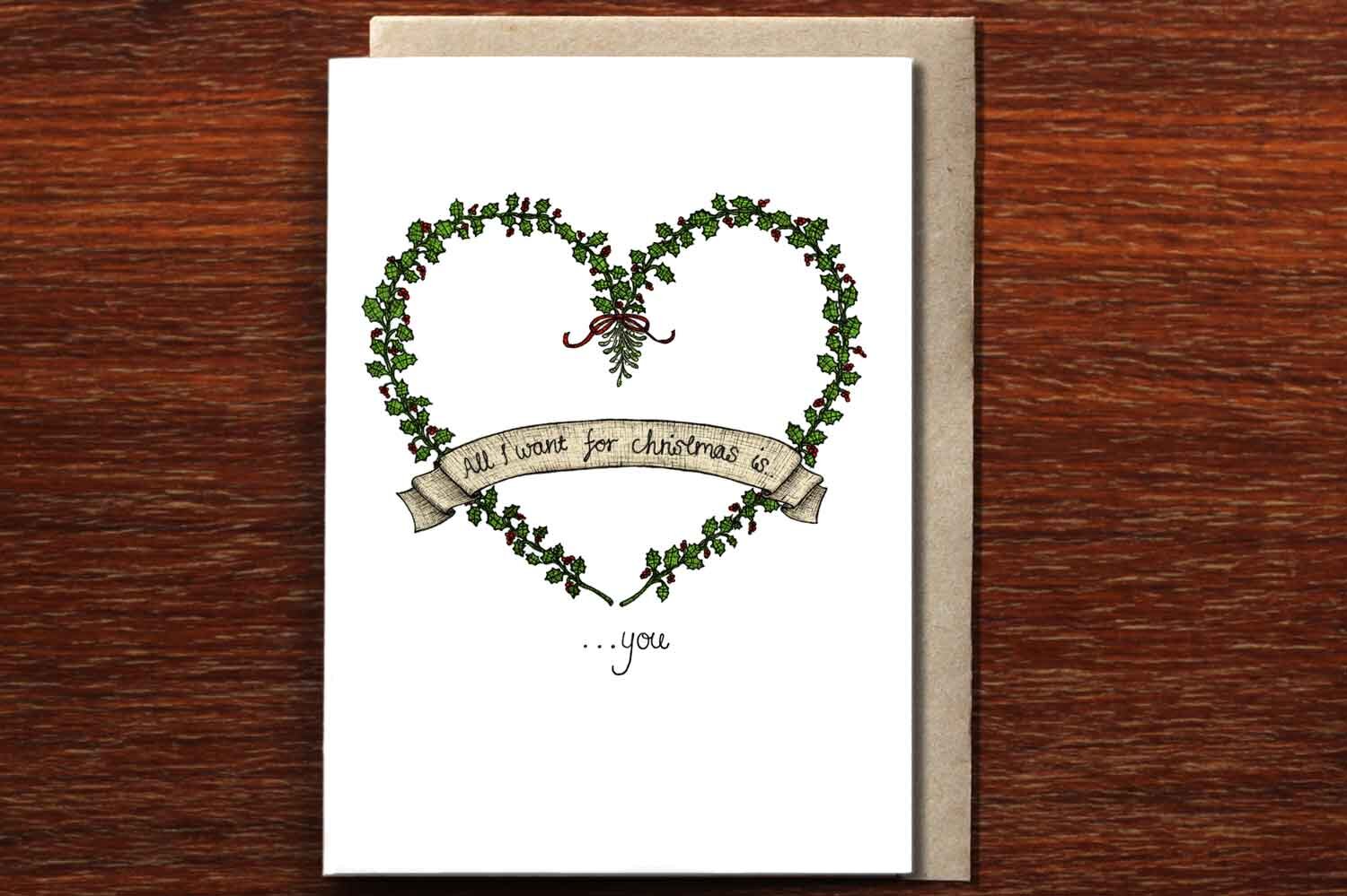 All I Want for Christmas is You - Christmas Card