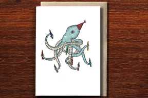 Birthday Octopus - Birthday Card