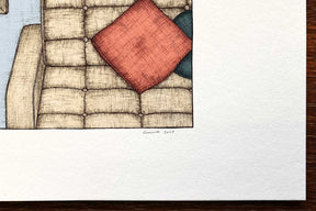 Living room in the Sky - Art Print