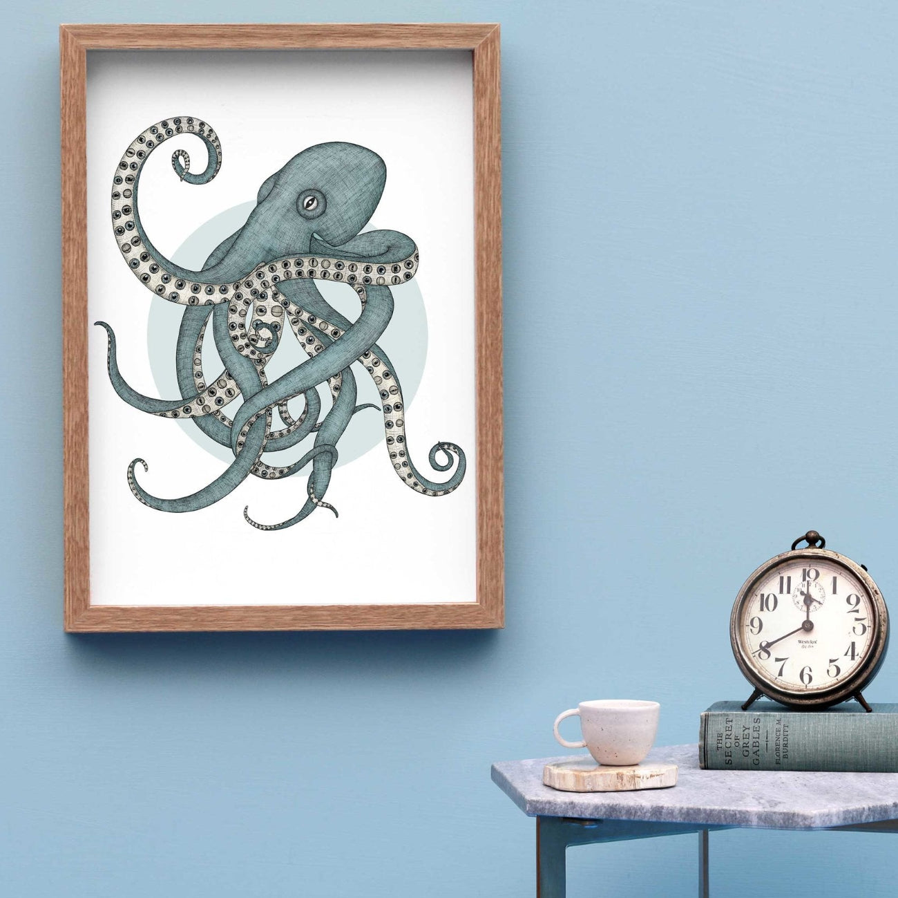 The Octopus has Eyes - Art Print