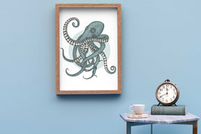 The Octopus has Eyes - Art Print