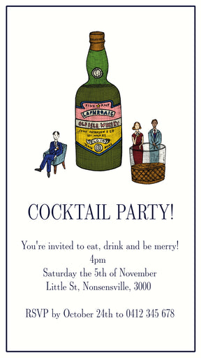 Whisky Cocktail Party - Digital Invitation