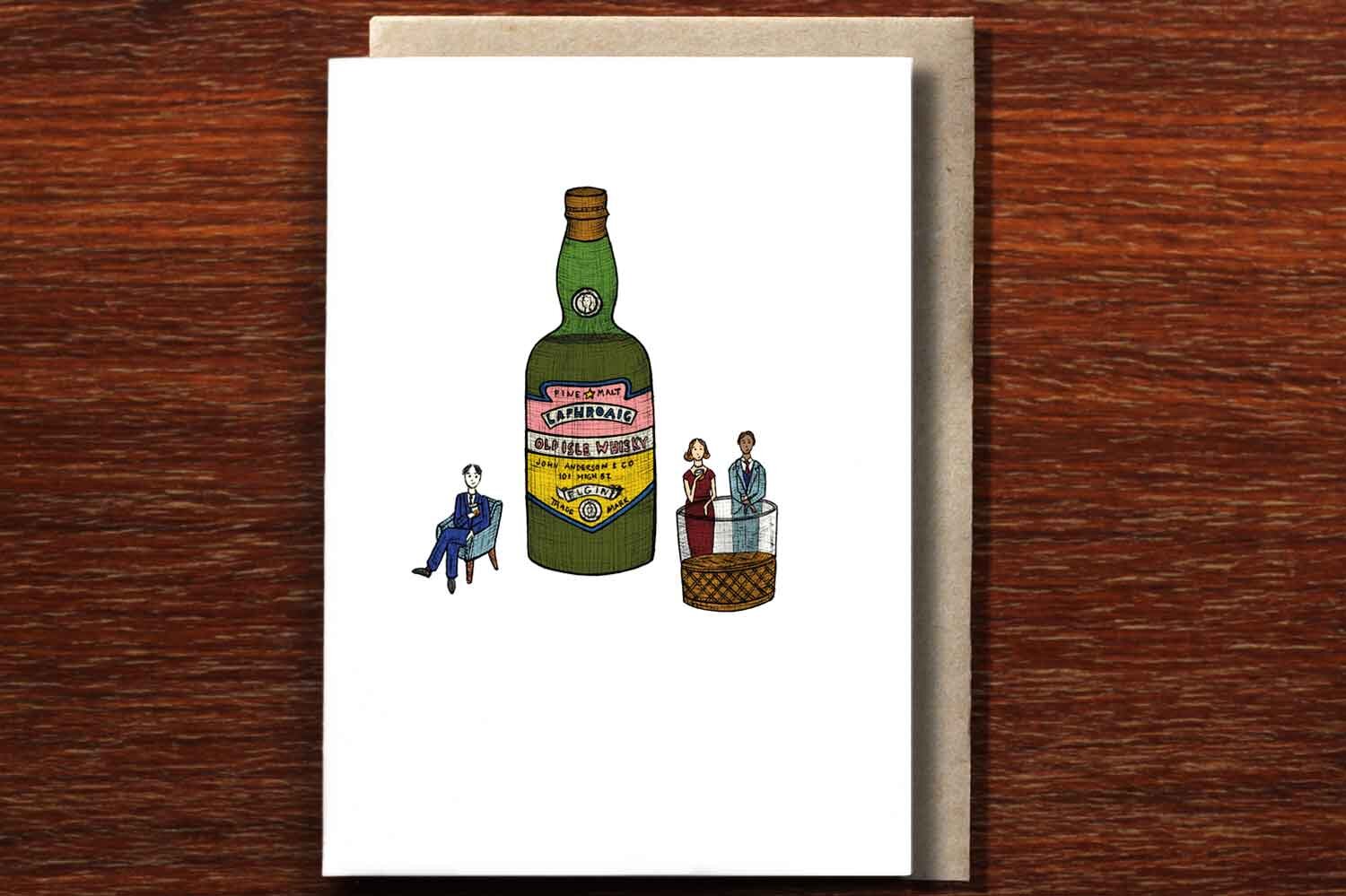 Whisky O'Clock - Greeting Card