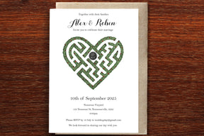 You Are Here - Wedding Invitation